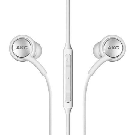 Premium White Wired Earbud Stereo In-Ear Headphones with in-line Remote & Microphone Compatible with Microsoft Lumia 640 XL