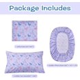 thumbnail image 4 of Kids Twin Sheet Set Excavator Car Pattern Breathable & Silky Soft Microfiber Fitted Sheet for Boys, 4 of 8