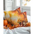 thumbnail image 2 of Decorative Throw Pillow Covers 20x20 Inch Set of 2 Cowboy Boot Fall Decor Pillow Cases for Couch, Fall Pumpkin Orange Sunflower Cushion Case for Living Room Bedroom Bed Car Chair, 2 of 9