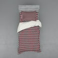 thumbnail image 2 of Ambesonne Retro Bedding Set 4 Pcs, Country Style Checkered, Queen, Dark Coral Teal Beige, 2 of 3