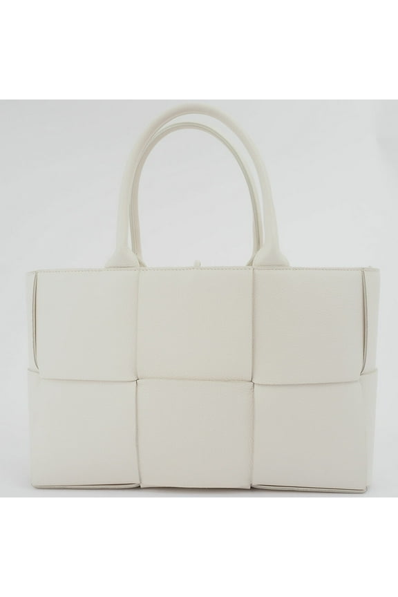 Pre-Owned Bottega Veneta Small Arco Tote Bag Handbag White 652867VCP119009 Women's...