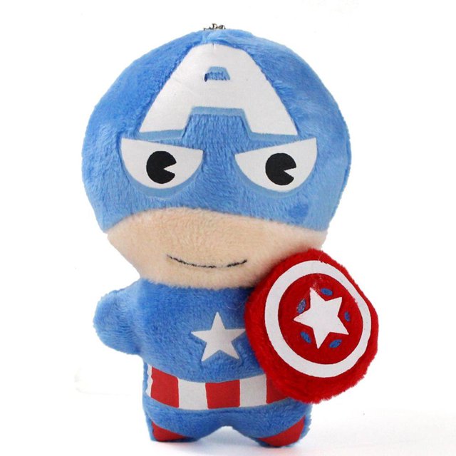 ASKEN Avengers Llaveros Thor Lindos Niños Plushies Regalo Superhéroe Capitán América Muñecas Colgantes Muñecos De Peluche Spiderman