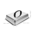 thumbnail image 2 of ETHZZLE Rectangular Stainless Steel Grill Lid Basting Cover for Outdoor Cooking and Griddle, 2 of 8