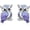 C, variant on Owl Stud Earrings for Women 925 Sterling Silver Owls Ear Studs Owl Jewelry Gift