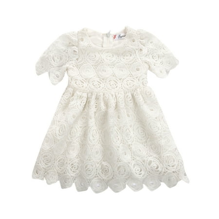 

LWXQWDS Toddler Baby Girl Floral Tutu Dress Lace Party Wedding Princess Dress