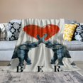 thumbnail image 2 of Orinice, love living room sofa decoration, cow gifts, flannel blanket, long-lasting comfort,, 2 of 6