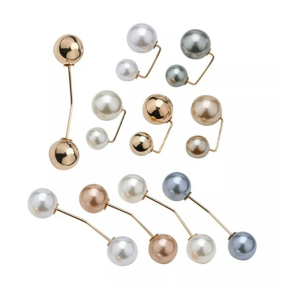 GKNET 10 Pcs Brooch Pin Sweater Shawl Clothes Pegs Decorative Pins