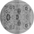 thumbnail image 1 of Ahgly Company Indoor Round Oriental Gray Industrial Area Rugs, 3' Round, 1 of 4