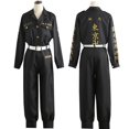 thumbnail image 2 of Tokyo Revengers Keisuke Baji Cosplay Costume Keisuke Baji Wig Black Uniform First Division Captain Anime heqiyong, 2 of 2