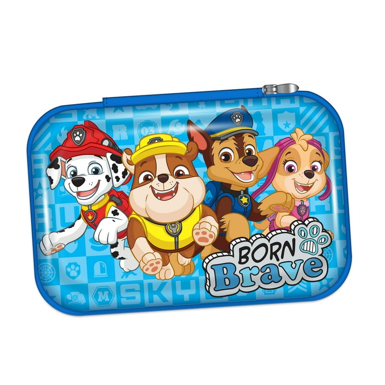 Nick Jr Paw Patrol Blue Call The Paw Patrol Hard Shell Pencil Case Novelty  Character Stationery Accessories