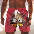 thumbnail image 3 of CHENge Men's Board Shorts with Pockets Loose Fit Solid Color Quick Dry Swimming Swimsuit Beach Shorts Big and Tall Anti-Chafe Fishing Shorts for Men, 3 of 5
