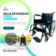 thumbnail image 5 of Silla de Ruedas Todo Terreno Plegable con Llantas de 24” Tipo Bicicleta Montaña Soporta 110 Kg | Acero Ligero, Asiento Lona Resistente | Ruedas Anchas y Aro Impulsor de Aluminio, 5 of 10