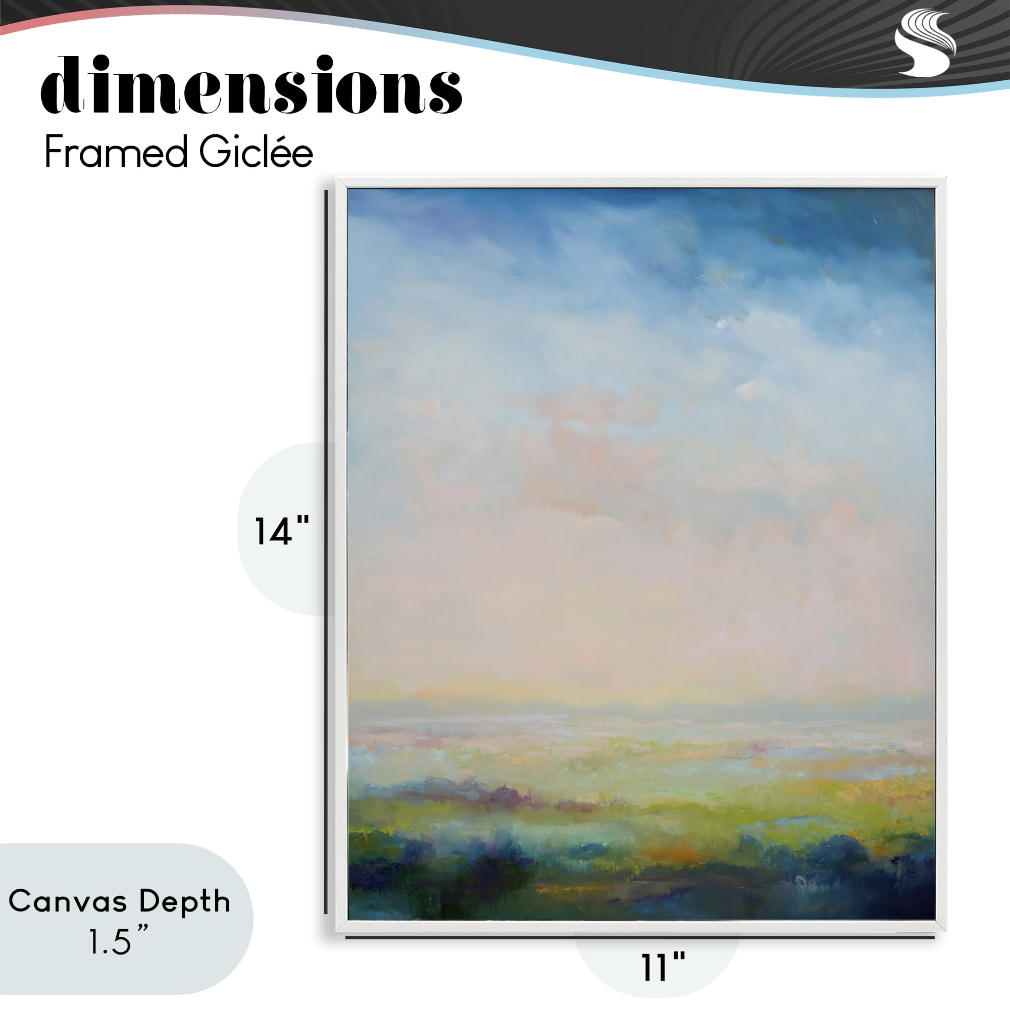 Stupell Industries Mystic Marsh Serenity White Framed Giclee Art, design by William McCarthy