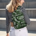 thumbnail image 6 of Yiaed Green Snakeskin Print Backpack, Premium Laptop Backpack, Travel Backpack for Women, Lightweight Backpacks, Comfortable Back Pack-Small, 6 of 7