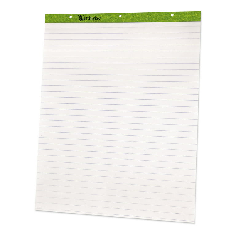 Ampad Flip Charts, 1 Ruled, 27 x 34, White, 50 Sheets, 2/Pack