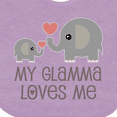 thumbnail image 4 of Inktastic My Glamma Loves Me Grandchild Boys or Girls Baby Bib, 4 of 4