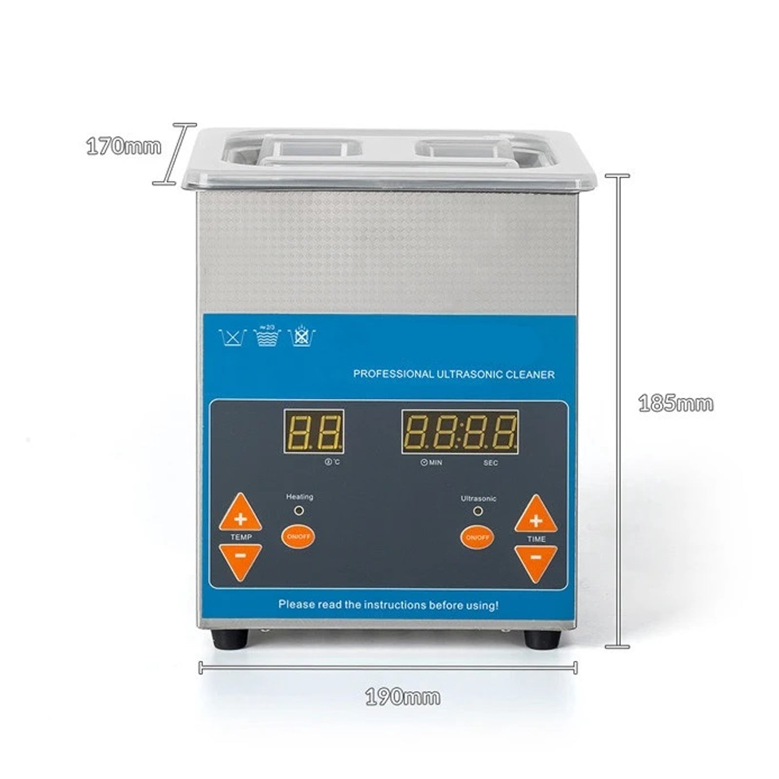 VGT-1613QTD 1.3l Heated Soak Tank Commercial Use Digital Ultrasonic  Cleaner Washing Machine