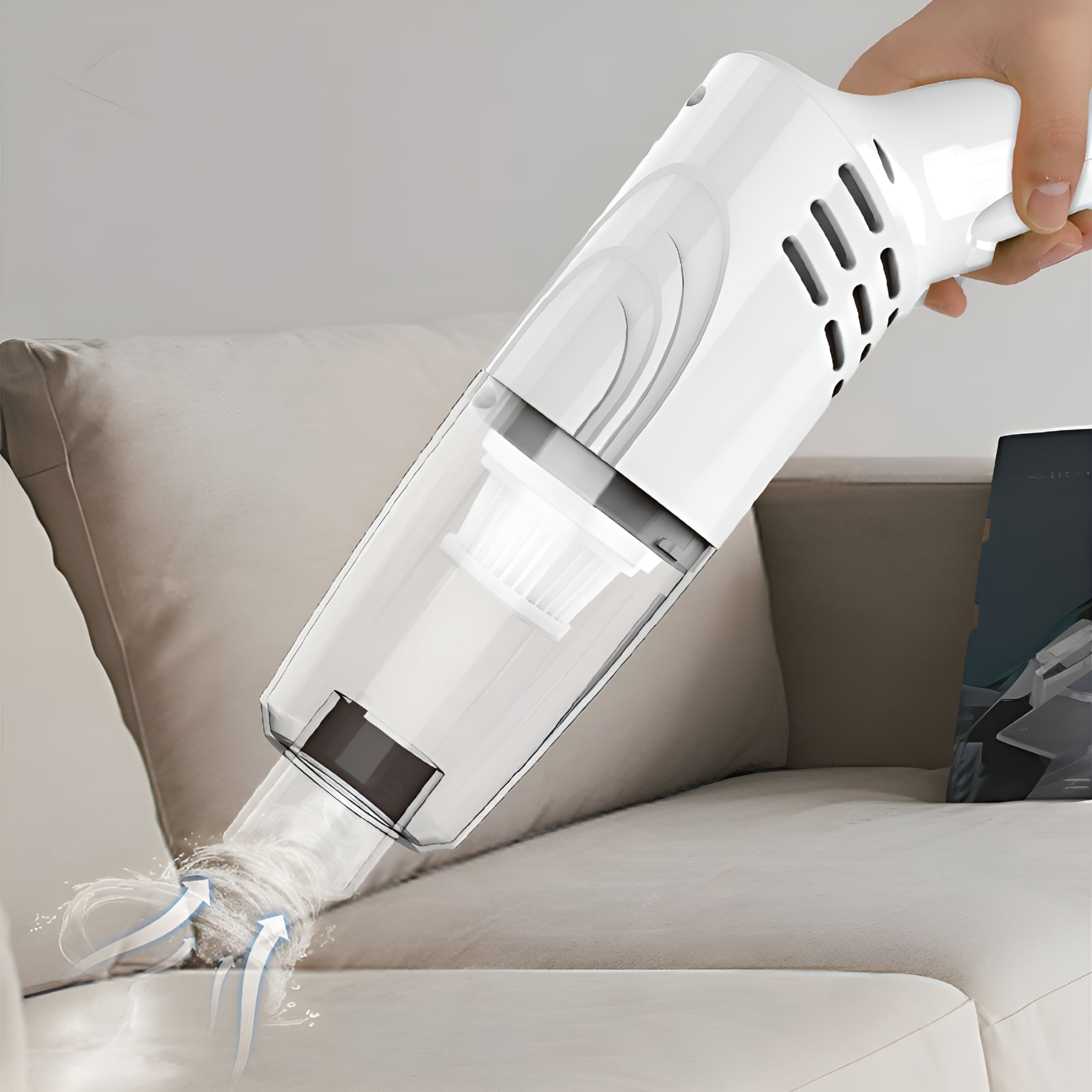 CURYMAY Vacuum Cleaners for Home,Wireless Portable Design Cordless Vacuum Cleaner,Unrestricted Cleaning Freedom Stick Vacuums & Electric Brooms,White