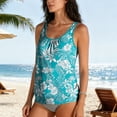 thumbnail image 5 of Oplxuo Womens Tankini Top Only Athletic Swim Top Modest Tankini Swimsuit No Bottom, 5 of 7