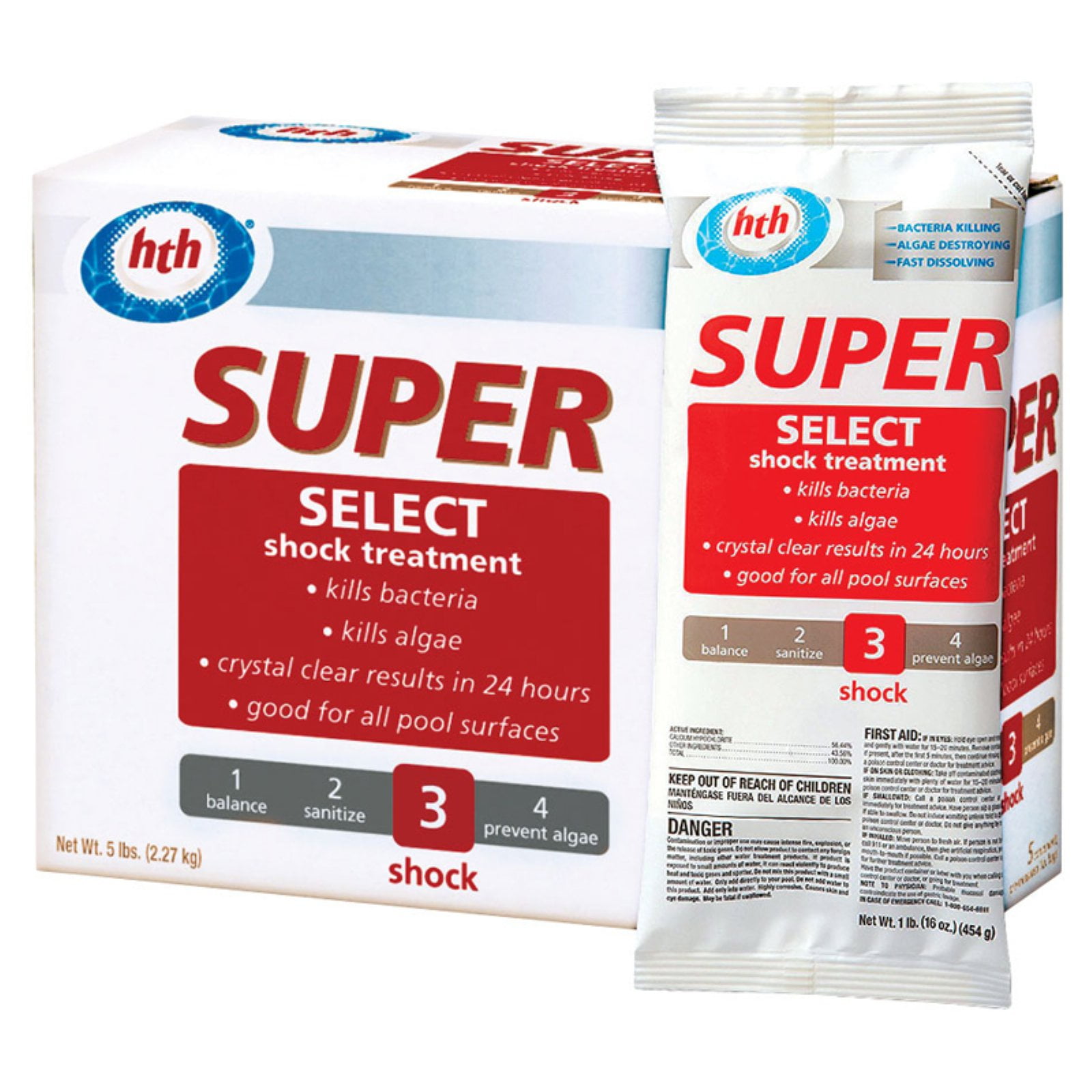 HTH Super Sock IT Shock Treatment 5 Pack 46001 