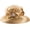 Gold, variant on Women Satin Ribbon Dressy Church Couture Bridal Wedding Occasion Sun Hats A585