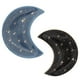 thumbnail image 1 of Bandeja de joyería, cuenco decorativo, plato de anillo de cerámica, soporte de bandeja en forma de luna, 2 uds., 1 of 6