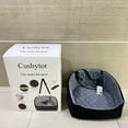 thumbnail image 3 of Cushytot Car seats for pets,Dog Car Seatfor SmallDogs,Detachable WashableDog Booster Seat Under 30lbs, Pet Car Seat Travel Bed with Storage Pockets andDog Safety Belt(Black/Grey), 3 of 9
