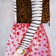 thumbnail image 3 of Femme à la Mode avec un Sac Léopard - Toile 36"x36 Pouces - Impression à la Demande, 3 of 5