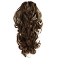 thumbnail image 2 of Onedor 12" Synthetic Fiber Natural Textured Curly Ponytail Clip In/On Hair Extension Hairpiece (12TT26), 2 of 6