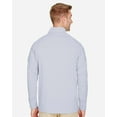thumbnail image 3 of Devon & Jones CrownLux Performance? Men's Clubhouse Micro-Stripe Quarter-Zip - DG480, 3 of 5