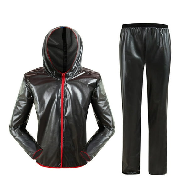 TFixol Chubasquero de Ciclismo con Capucha para Hombres y Mujeres Chaqueta Impermeable a Prueba de Viento