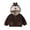 A Coffee, variant on HAOTAGS Boys Girls Zip Up Fleece Jacket(1-7), Fall Winter Hooded Outerwear Jacket with Pockets Beige 6-7Years