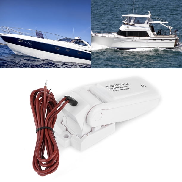 Panneau Interrupteur Pompe De Cale Bateau 12V DC - Commutateur 3 Positions Avec LED - Marine & Yacht