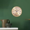 thumbnail image 3 of Reloj redondo en miniatura de 110 mm con números , silencioso, funciona con pilas, con bisel para decoración del hogar (DIY), 3 of 9
