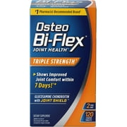 Osteo Bi-Flex Triple Strength(5), Glucosamine Chondroitin with Vitamin C Joint Health Supplement, Coated Tablets, 120 Count