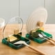 thumbnail image 5 of Kitchen Storage Experts Modern Simples Flat Lid Rack-multifunctional Foldable Shelf White And Green Optional, 5 of 5