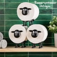 thumbnail image 5 of Sheep toilet paper holder, toilet paper roll storage rack, funny toilet paper holder, cute toilet paper holder, suitable for bathroom shelves, tables, counters and floors Little Squirrel, 5 of 7