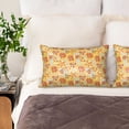 thumbnail image 2 of KLL Cute Pizza In Various Pattern Silk Pillowcase for Hair and Skin Standard Size 20"X 30" Soft Breathable Pillow Covers for Sleeping, 2 of 6