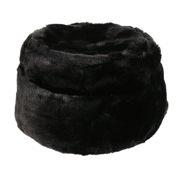 Sombrero de felpa de piel sintética para hombres mayores, gorro de ancianos para invierno, otoño, clima frío