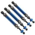 thumbnail image 4 of 4Pcs Front Rear Drive Shaft, Metal Cvd Front Rear Drive Shaft Metal Axle, High Accuracy Delicate And Control All Metal Cvd Drive Shaf For 4X4 1/10 Rc Car, 4 of 8