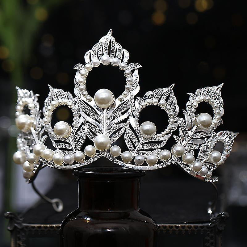 Baroque Retro Headdress Wedding Silver Pearl Crown Hair Dress Wedding Hair Dress Bride Headdress Women's Popular Hair Crown | Walmart Canada Baroque Retro Headdress Wedding Silver Pearl Crown Hair Dress Wedding Hair Dress Bride Headdress Women's Popular Hair Crown | Walmart Canada