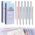 thumbnail image 2 of Colored Gel Pens For Note Taking 6PCS Gel Pens Colored Ink & No Smear Retractable Cute Pen Point 0.5mm For Journaling Aesthetic Gel Ink Pen Smooth Writing1ml, 2 of 9