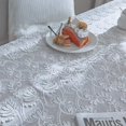 thumbnail image 4 of Mantel de encaje de lujo para sala de estar, cubierta de dormitorio, mantel de fiesta, bordado blanco americano, decoración, 4 of 4