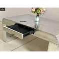 thumbnail image 4 of NauticalMart Aviator Coffee Table Desk Aluminium Furniture Decor (45 Inches), 4 of 5