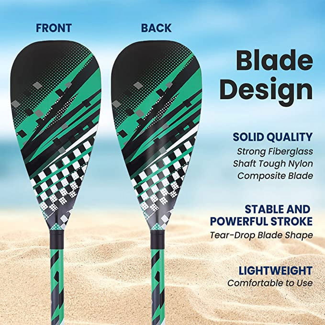 SereneLife Stand Up Paddle-Board Adjustable Paddle - Adjustable Water Paddle Oar for SLSUPB105 Free-Flow Inflatable SUP Stand Up Water Paddle-Board -