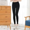 thumbnail image 2 of Minnieouse Leggings finos cómodos pantalones elásticos negros para mujer estilo Simple hermosos pantalones ajustados que combinan con todo Prendas para la parte inferior del cuerpo XL [120-145 libras], 2 of 6