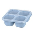 thumbnail image 1 of Under 10 Tableware Bento Box Adult Lunch Box 4 Compartment Meal Prep Container for Kids Reusable Food Storage Containers with Transparent Lids Microwaveable, 1 of 8