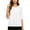 White, variant on Maplenight Peplum Blouses for Women Cotton Crew Neck Half Sleeve Tops Office Casual Work Summer Shirts