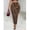 Coffee Brown, variant on Coffee Brown Womens Leopard Print High Waist Fitted Skirt Fall Cloth For
