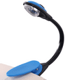 thumbnail image 1 of Luz LED para libros, luz de lectura de libros con clip, recargable por USB, brillo blanco cálido y frío, cuidado de los ojos, ligera y portátil como regalo perfecto para niños, 1 of 5